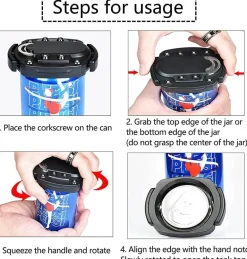 2-in-1-Flaschendosenöffner – Multifunktionales Küchenwerkzeug