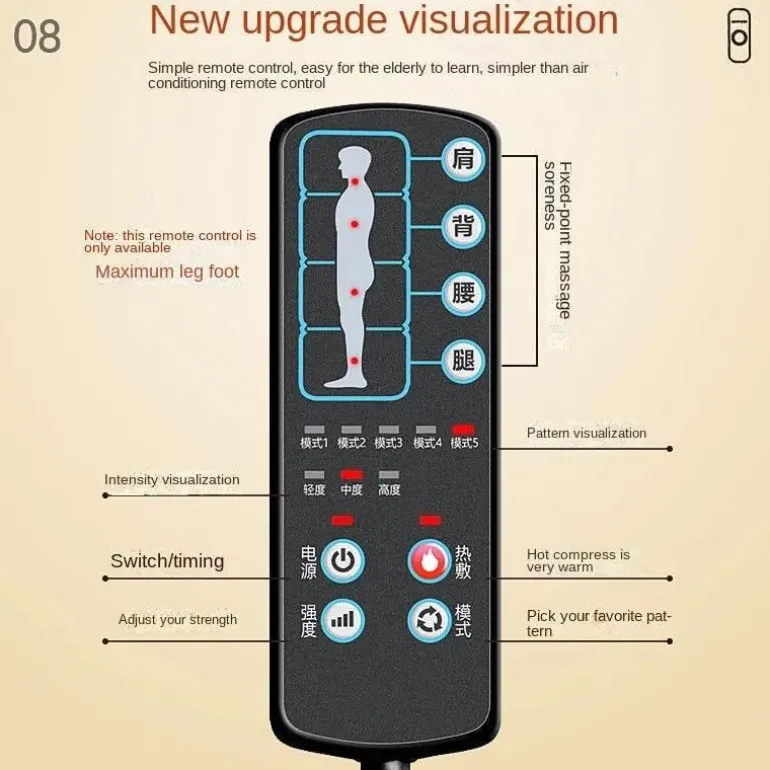 Infrarot-Vibrationsmassagematratze – Ganzkörper-Entspannungssystem