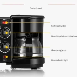 3-in-1-Frühstücksofen – Multifunktionales Küchengerät