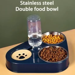 3-in-1-Futternapf-Set aus Edelstahl – langlebige Futternäpfe für Hunde und Katzen