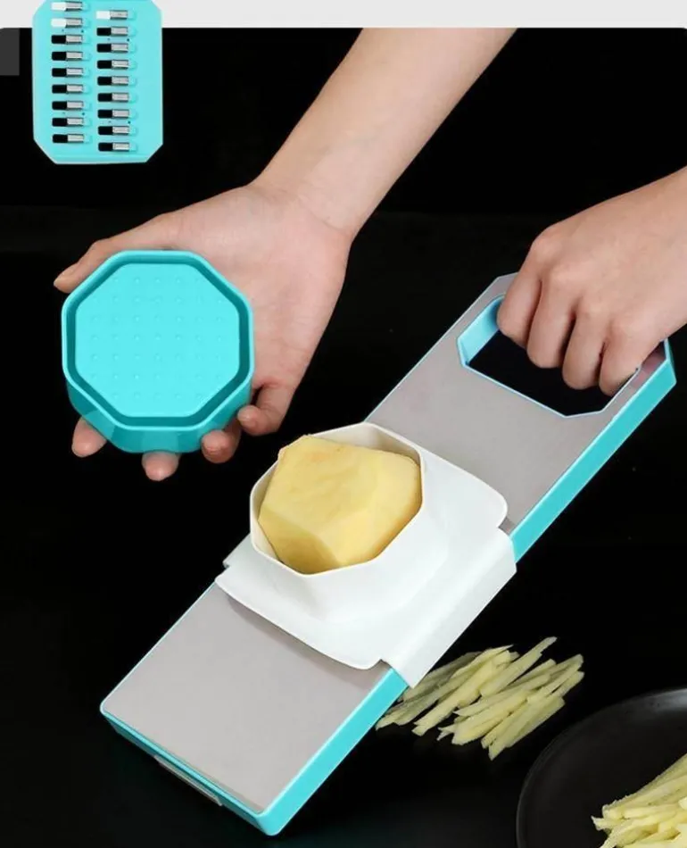 6-in-1-Gemüse- und Obstschneider – Küchenwerkzeug für einfache Zubereitung