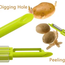 3-in-1-Gemüseschäler – Multifunktionales Küchenwerkzeug für die einfache Lebensmittelzubereitung