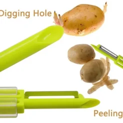 3-in-1-Gemüseschäler – Multifunktionales Küchenwerkzeug für die einfache Lebensmittelzubereitung