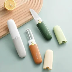 2-in-1-Gemüseschäler und Mini-Kochmesser – Küchenwerkzeug