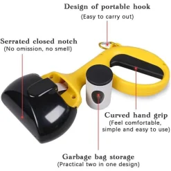 2-in-1-Hundekotschaufel – Werkzeug zur Entsorgung von Tierkot