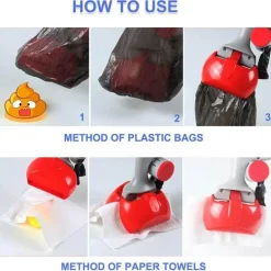 2-in-1-Hundekotschaufel – Werkzeug zur Entsorgung von Tierkot