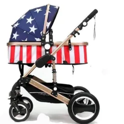 3-in-1-Kinderwagen – Modernes, multifunktionales Hochlandschaftsdesign