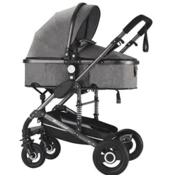 3-in-1-Kinderwagen – Modernes, multifunktionales Hochlandschaftsdesign