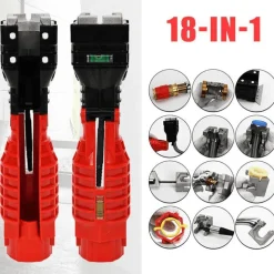 18-in-1-Klappschlüssel – Vielseitiges Multifunktionswerkzeug für Klempnerarbeiten