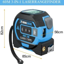 3-in-1-Laser-Maßband – Intelligentes Messwerkzeug für genaue Messungen