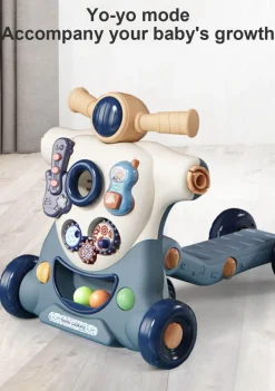 3-in-1-Lauflernwagen für Babys – Anti-Rollover-Wagen