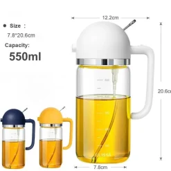 2-in-1-Ölsprühspender - Sprühflasche mit Speiseöl-Infuser