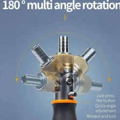 10-in-1-Mehrwinkel-Ratschenschraubendreher – Tragbares Werkzeug für vielseitigen Einsatz