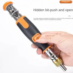10-in-1-Mehrwinkel-Ratschenschraubendreher – Tragbares Werkzeug für vielseitigen Einsatz