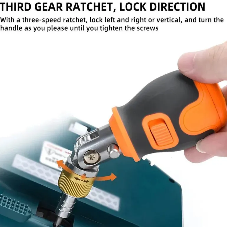 8-in-1-Mini-Ratschenschraubendreher mit Magnet – Tragbares Werkzeug