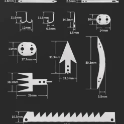 22-in-1-Multitool – Survival-Tool aus Edelstahl für den Outdoor-Einsatz