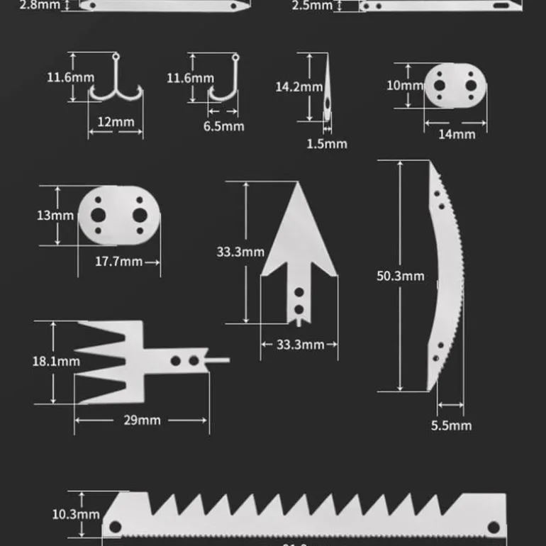 22-in-1-Multitool – Survival-Tool aus Edelstahl für den Outdoor-Einsatz