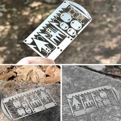 22-in-1-Multitool – Survival-Tool aus Edelstahl für den Outdoor-Einsatz
