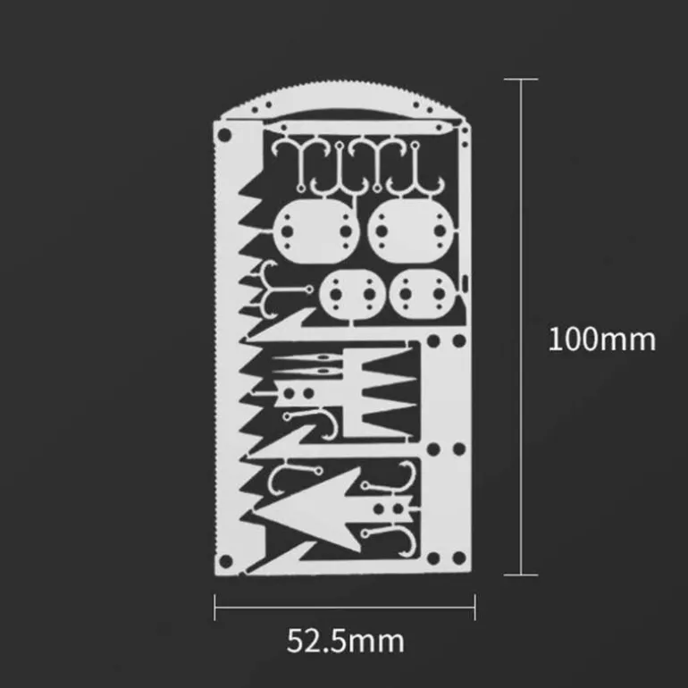 22-in-1-Multitool – Survival-Tool aus Edelstahl für den Outdoor-Einsatz