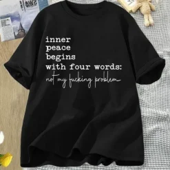 Inner Peace Beings mit vier Wörtern Lustiges T-Shirt