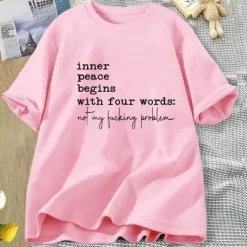 Inner Peace Beings mit vier Wörtern Lustiges T-Shirt