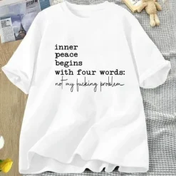 Inner Peace Beings mit vier Wörtern Lustiges T-Shirt