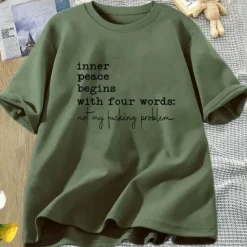Inner Peace Beings mit vier Wörtern Lustiges T-Shirt