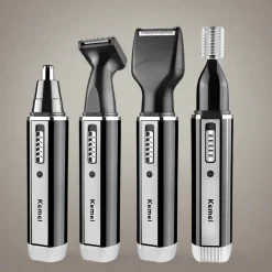 4-in-1-Pflegeset für Nasen- und Ohrenhaarschneider mit Akku