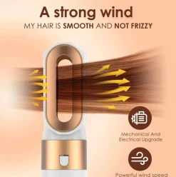 5-in-1-Profi-Air-Haarstyler zum Locken, Glätten und Trocknen