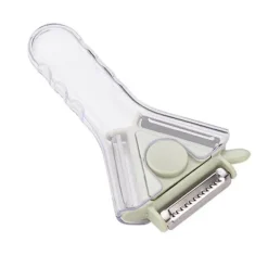 3-in-1-Rotationsschäler aus Edelstahl für Obst und Gemüse