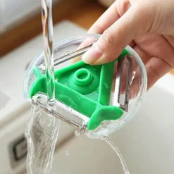 3-in-1-Schäler aus Edelstahl – vielseitiges Küchengerät