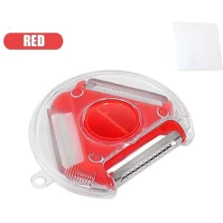 3-in-1-Schäler aus Edelstahl – vielseitiges Küchengerät