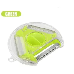 3-in-1-Schäler aus Edelstahl – vielseitiges Küchengerät