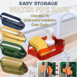 2-in-1-Schwammhalter, Spülbecken-Organizer