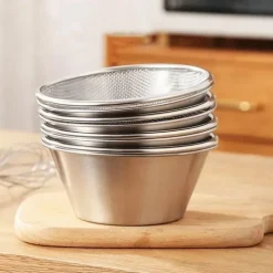 2-in-1-Siebset aus Edelstahl – Küchenkochwerkzeug