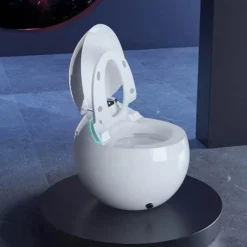 Intelligent Sphere Mini Toilet - Futuristic Smart Bathroom Design