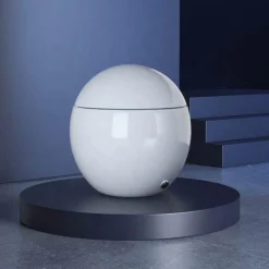 Intelligent Sphere Mini Toilet - Futuristic Smart Bathroom Design