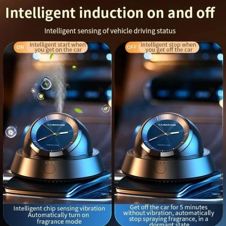 Intelligente Auto-Lufterfrischeruhr - Auto-Aromagerät