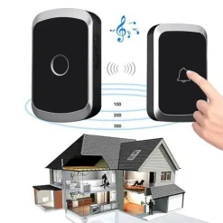 Intelligente kabellose Türklingel mit Touch-Taste – WLAN-aktiviertes Klingeln