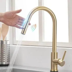 Intelligenter Küchenwasserhahn – Unterstützender Wasserhahn mit Touch-Steuerung