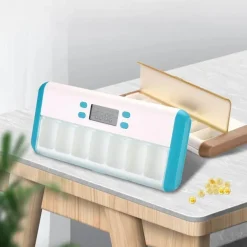 Intelligenter Pillen-Organizer mit Alarm – Automatische Erinnerungsbox