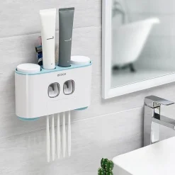 Intelligenter Zahnpastaspender – Badezimmer-Organizer zur Wandmontage