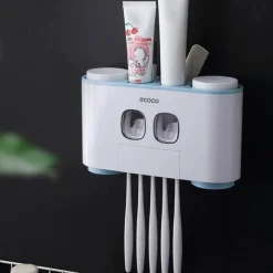 Intelligenter Zahnpastaspender – Badezimmer-Organizer zur Wandmontage