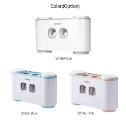 Intelligenter Zahnpastaspender – Badezimmer-Organizer zur Wandmontage