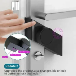 Intelligentes schlüsselloses Schließsystem – 4er-Pack elektronische Eingangsschlösser