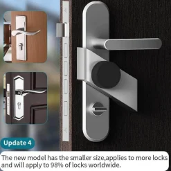 Intelligentes schlüsselloses Schließsystem – 4er-Pack elektronische Eingangsschlösser