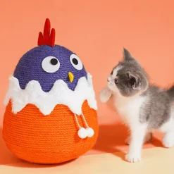 Interaktive Sisal-Katzenbälle – Robustes Spielzeug für spannenden Spielspaß