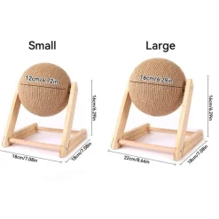 Interaktiver Katzenkratzball – lustiges Katzenspielzeug zum Kratzen und Spielen