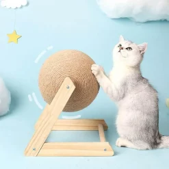 Interaktiver Katzenkratzball – lustiges Katzenspielzeug zum Kratzen und Spielen