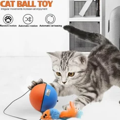 Interaktiver Katzenspielzeugball – Automatisches Laufspielzeug für Katzen
